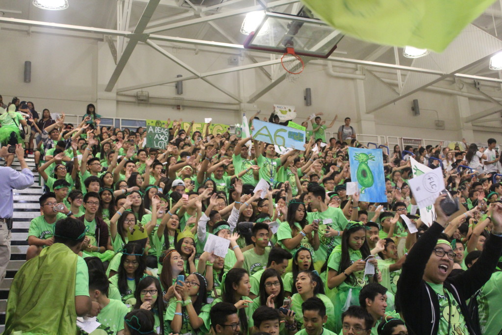 A photo of people in Green shirts