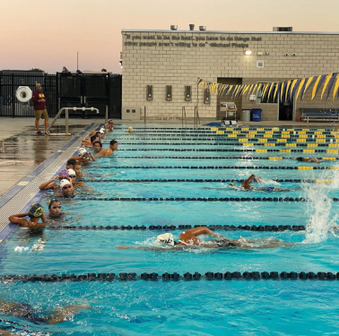 The Milpitas Aquatics Club shares the school swimming pool with the PE department. The pool is also used for the PE swimming unit.